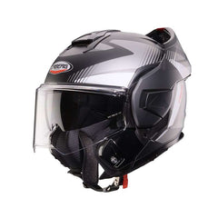 Caberg Trip Lunar Modular Helmet Grey White Matt