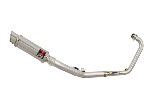 230mm GP Round Stainless Silencer High Level Exhaust System for Honda CB125R Neo Sports Cafe 2018-2020