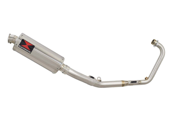 300mm Round Stainless Silencer High Level Exhaust System for Honda CB125R Neo Sports Cafe 2018-2020