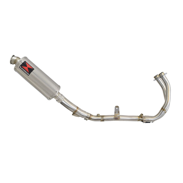 Performance Exhaust System 300mm Round Stainless Silencer for Honda CB500 Hornet 2024-2026