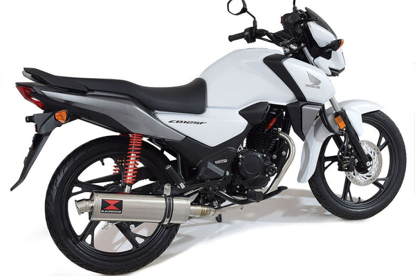 400mm Oval Stainless Steel Silencer Exhaust System for Honda CB125F 2021-2024