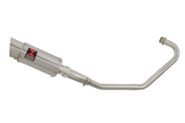 200mm Round Stainless Silencer Exhaust System for Honda CB125F 2015-2020