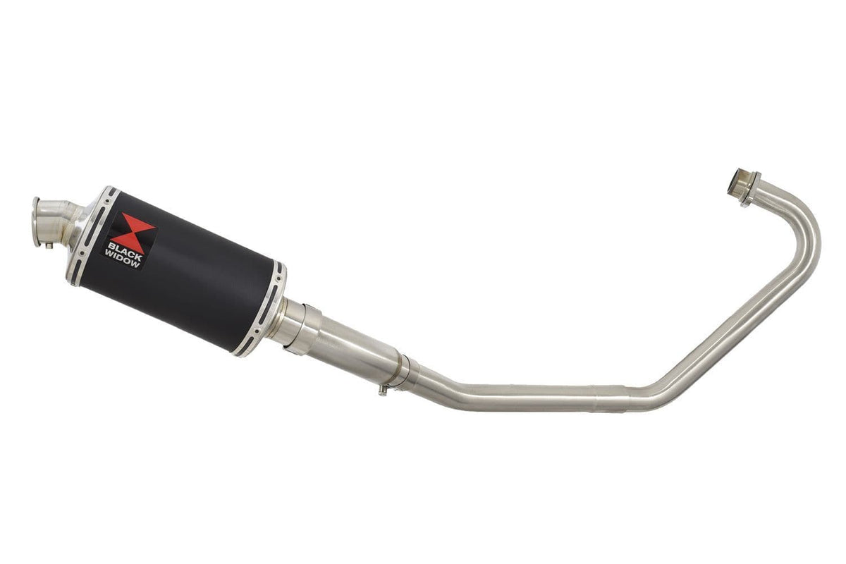 230mm Oval Black Stainless Silencer Exhaust System for Honda CB125F 2015-2020