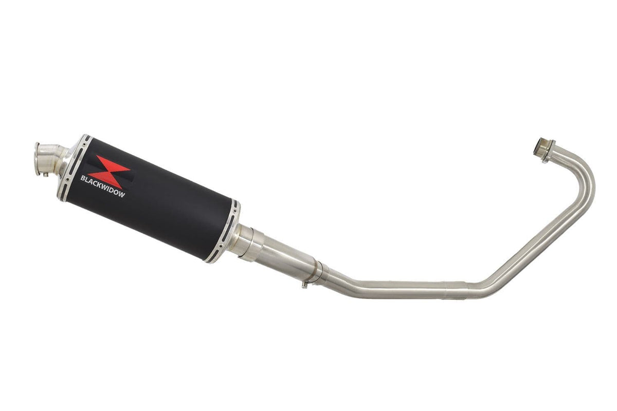 300mm Oval Black Stainless Silencer Exhaust System for Honda CB125F 2015-2020