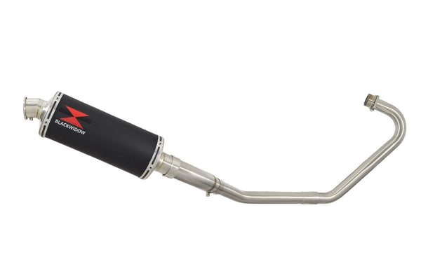 300mm Oval Black Stainless Silencer Exhaust System for Honda CB125F 2015-2020