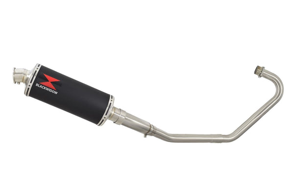 300mm Round Black Stainless Silencer Exhaust System for Honda CB125F 2015-2020