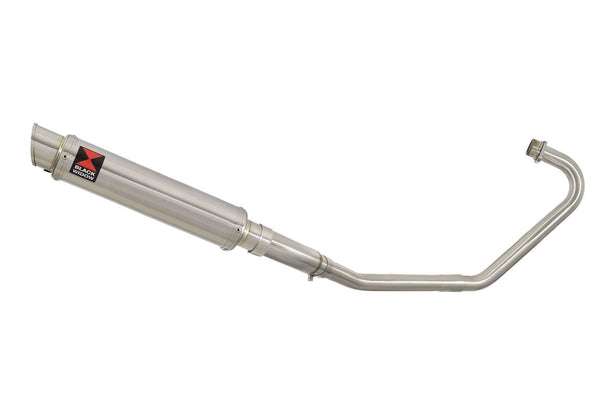 350mm GP Round Stainless Silencer Exhaust System for Honda CB125F 2015-2020