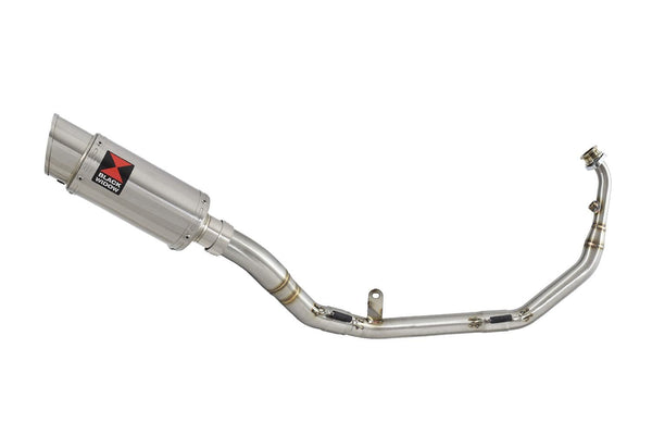 200mm Round Stainless Silencer Exhaust System for Honda CB125R Neo Sports Cafe 2021-2023