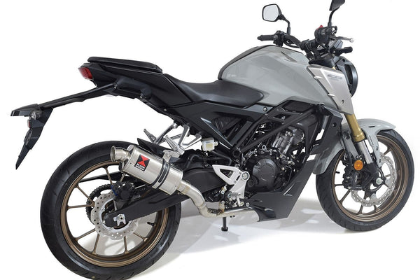 230mm Oval Stainless Silencer Exhaust System for Honda CB125R Neo Sports Cafe 2021-2023