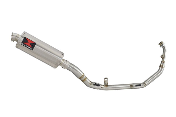 300mm Oval Stainless Silencer Exhaust System for Honda CB125R Neo Sports Cafe 2021-2023