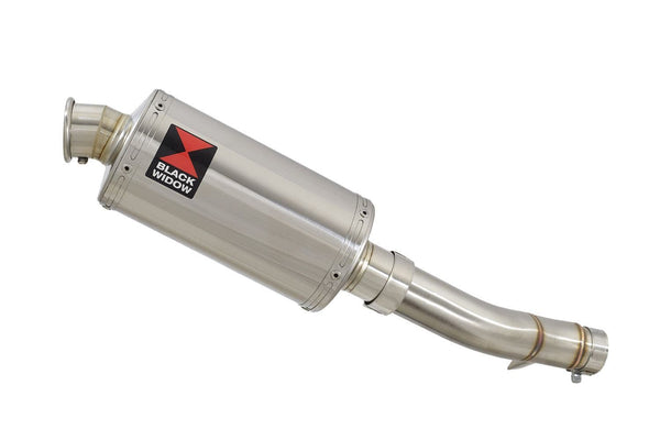 Exhaust Link Pipe & 230mm Oval Stainless Silencer for Honda CB500F 2016-2019
