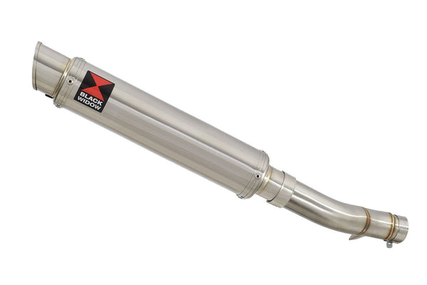 Exhaust Link Pipe & 350mm GP Round Stainless Silencer for Honda CB500F 2016-2019