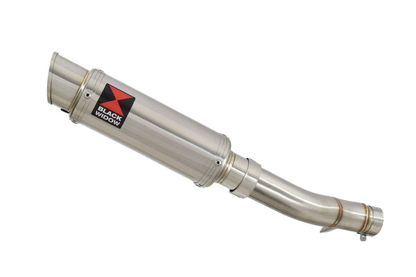 Exhaust Link Pipe & 230mm GP Round Stainless Silencer for Honda CB500F 2020-2023