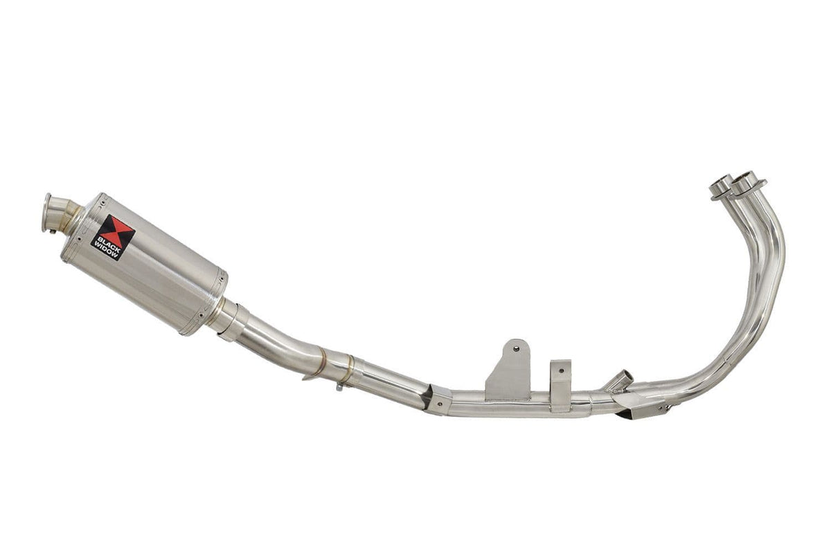 Performance De-Cat Exhaust System 230mm Oval Stainless Silencer for Honda CB500X 2013-2016