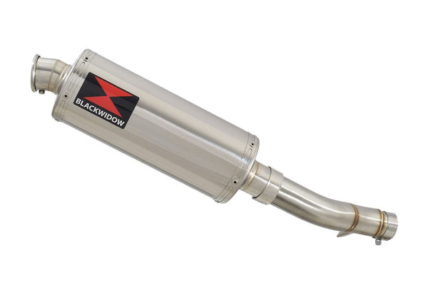 Exhaust Link Pipe & 300mm Oval Stainless Silencer for Honda CB500X 2017-2019