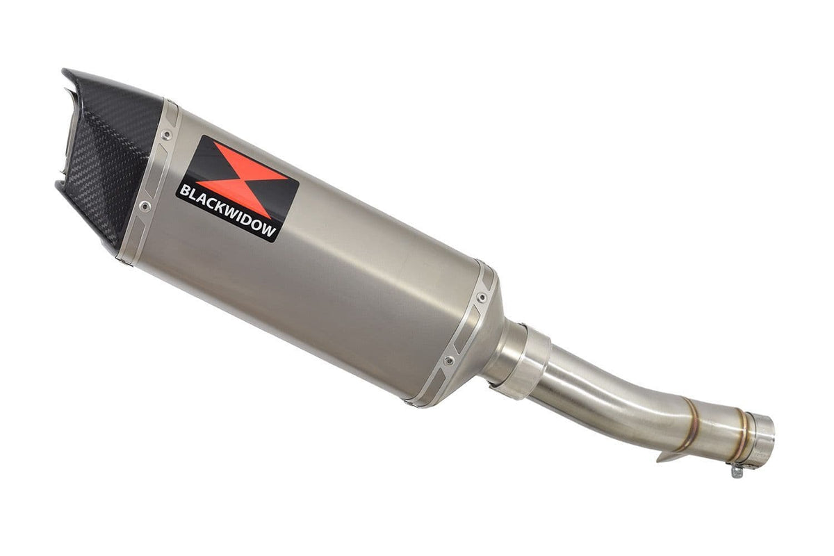 Exhaust Silencer 300mm Hexagonal Stainless Steel Carbon Tip for Honda CB500X 2020-2025