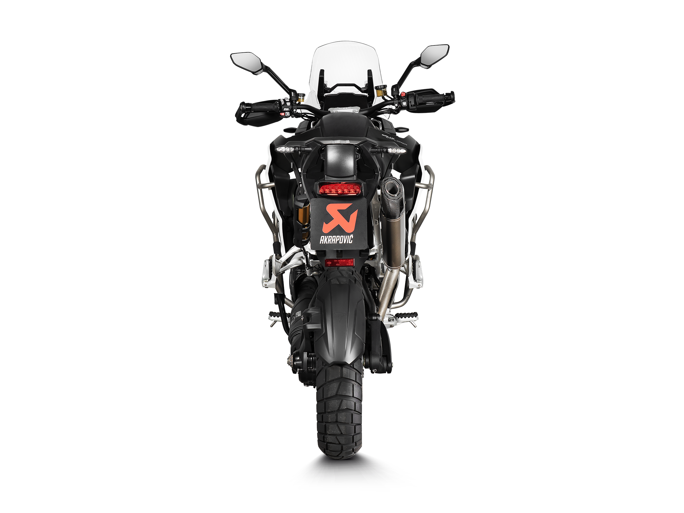 Akrapovic Titanium Slip-On Exhaust for Triumph Tiger 1200 GT/RALLY 2022-24