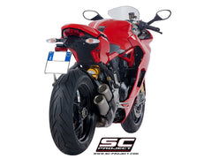 SC Project Twin CR-T Slip-On Exhaust for Ducati SuperSport 2021-25
