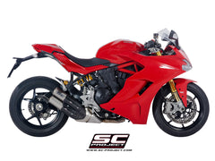 SC Project Twin CR-T Slip-On Exhaust for Ducati SuperSport 2021-25