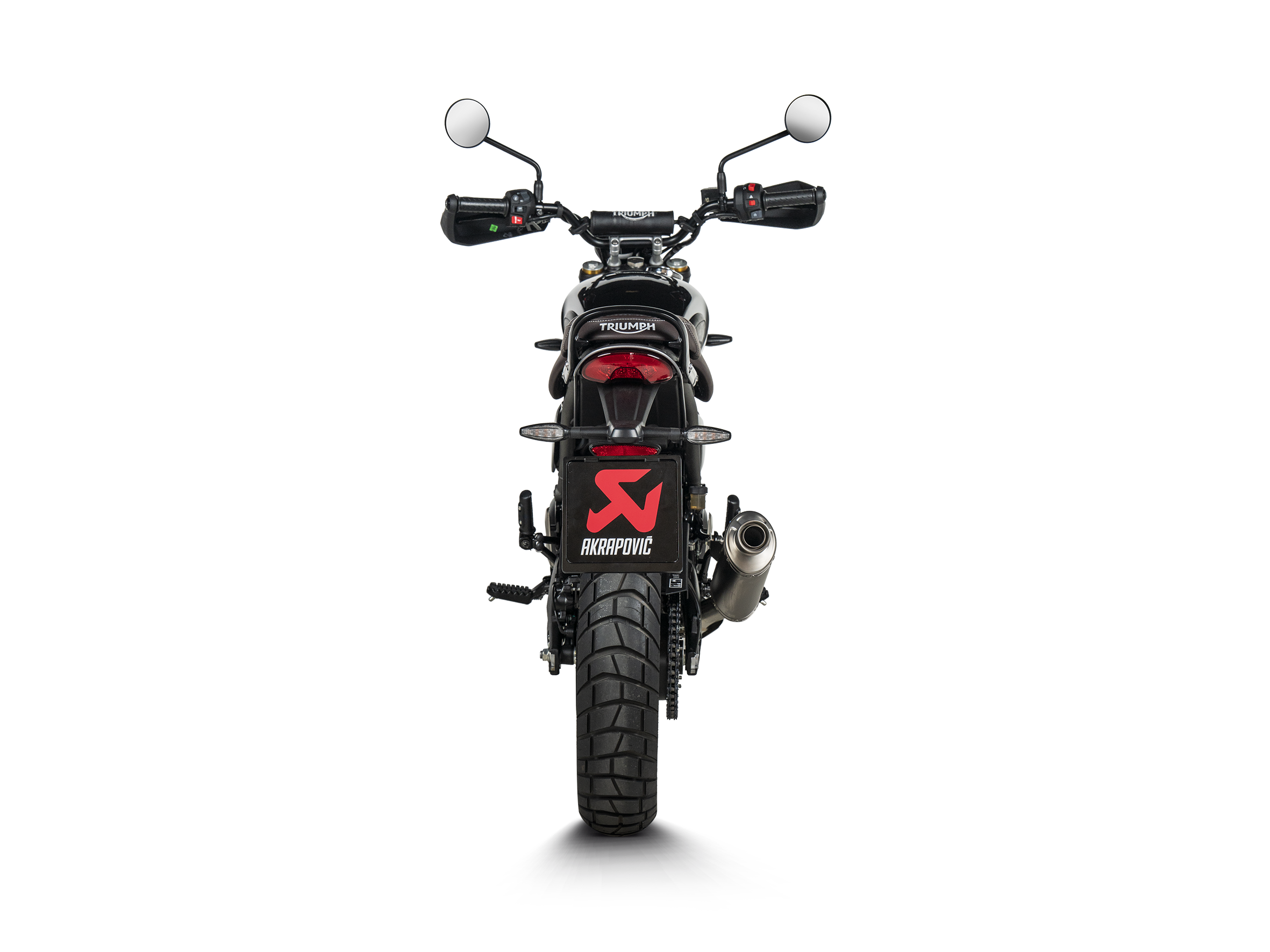 Akrapovic Titanium Slip-On Exhaust for Triumph Scrambler 400 X