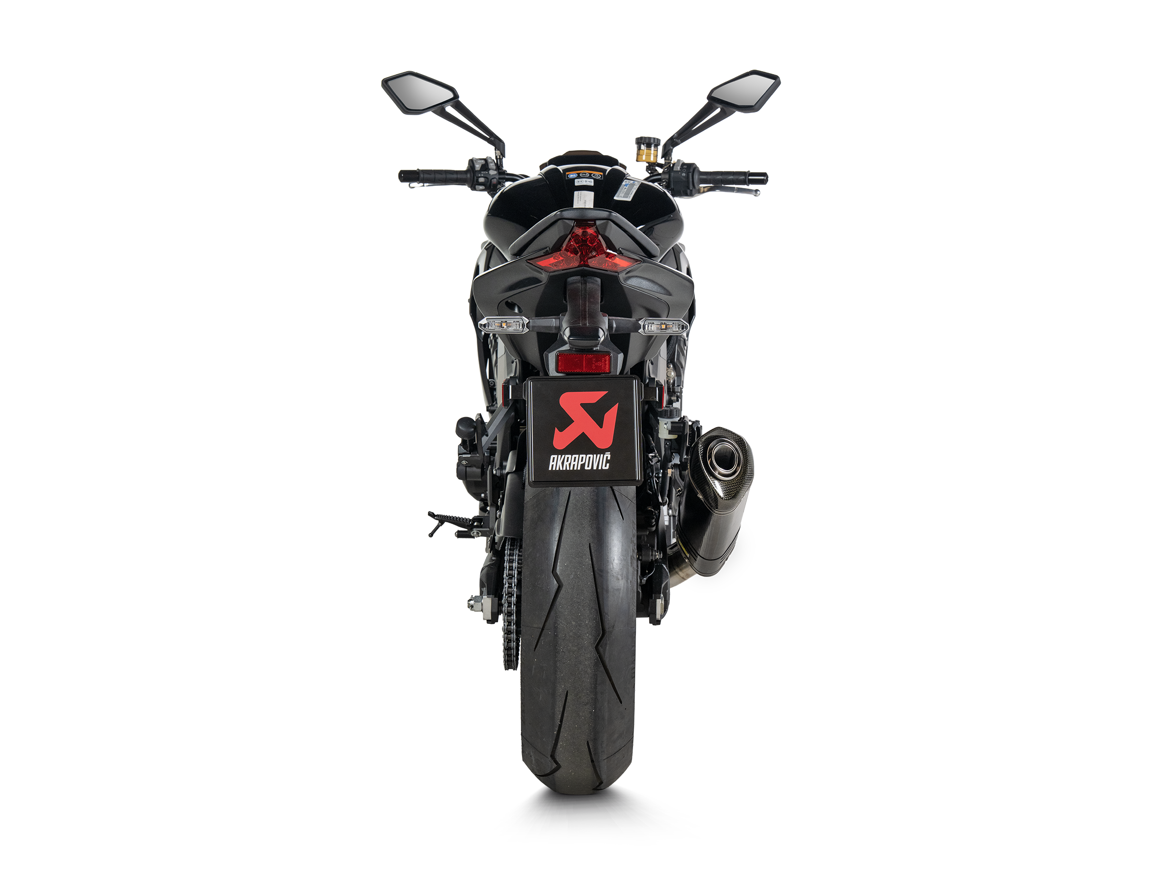 Akrapovic Carbon Fibre Slip-On Exhaust for Kawasaki Z1100