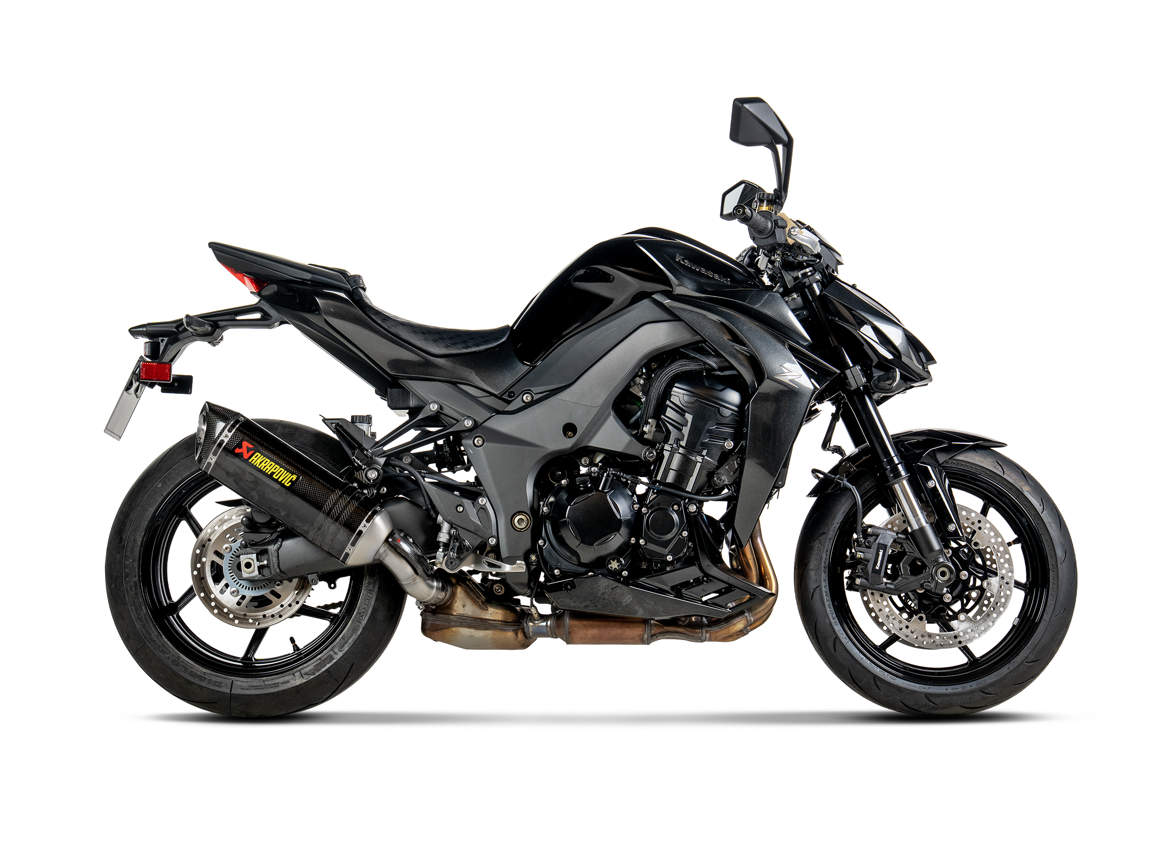Akrapovic Carbon Fibre Slip-On Exhaust for Kawasaki Z1100