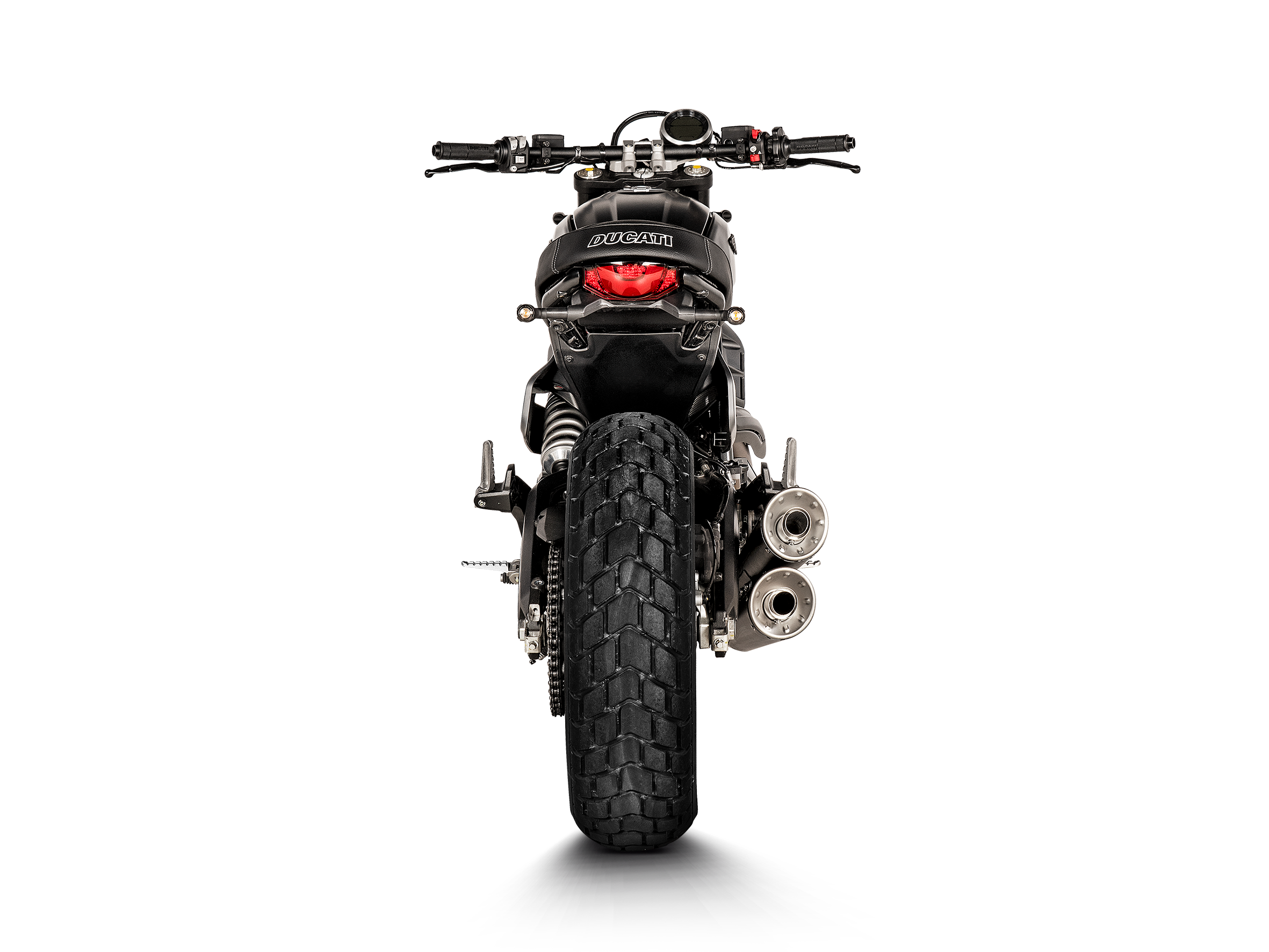 Akrapovic Stainless Steel Slip-On Exhaust for Ducati Scrambler Icon