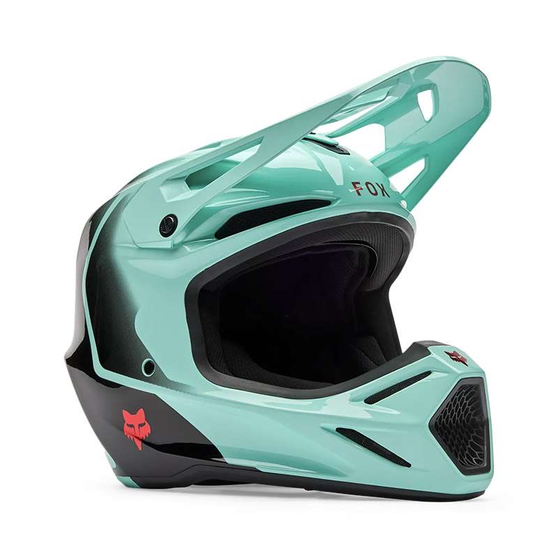 Fox V3 Drip Helmet Turquoise