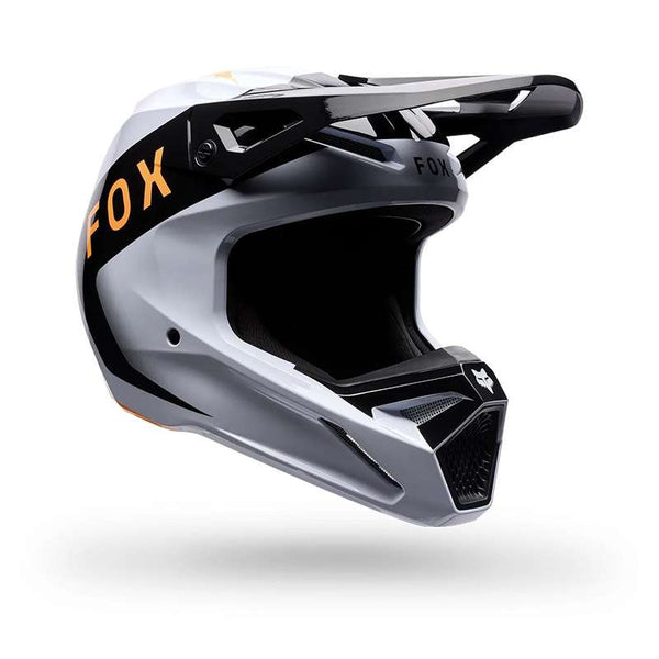 Fox V1 Noble Helmet Black White