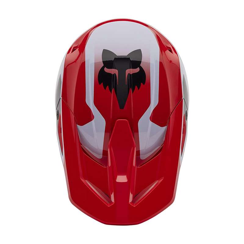 Fox V1 Lean Helmet Red Fluo