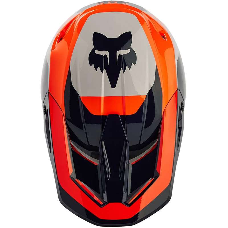 Fox V1 Nitro Helmet Orange Fluo
