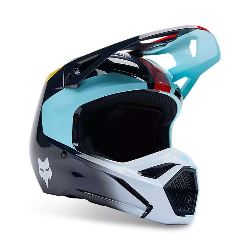 Fox Youth V1 Elevated Helmet Light Blue