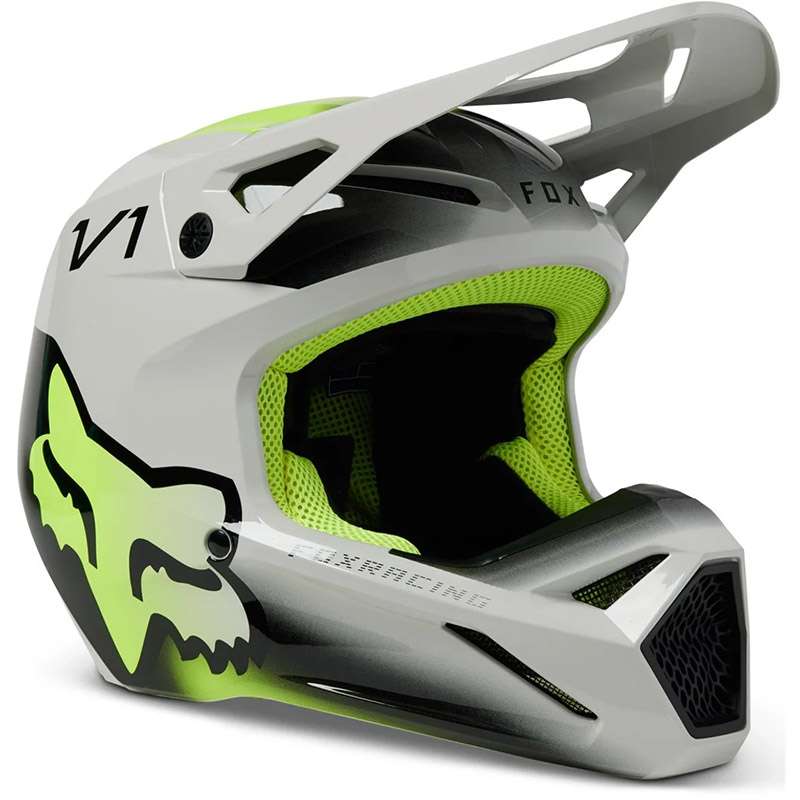 Fox Youth V1 Toxsyk Helmet Steel Grey