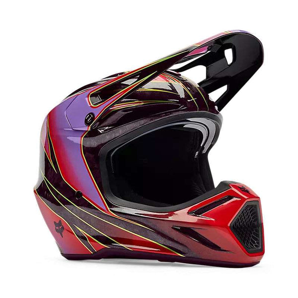 Fox V3 Rs Canvas Helmet Red