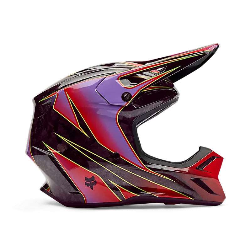 Fox V3 Rs Canvas Helmet Red