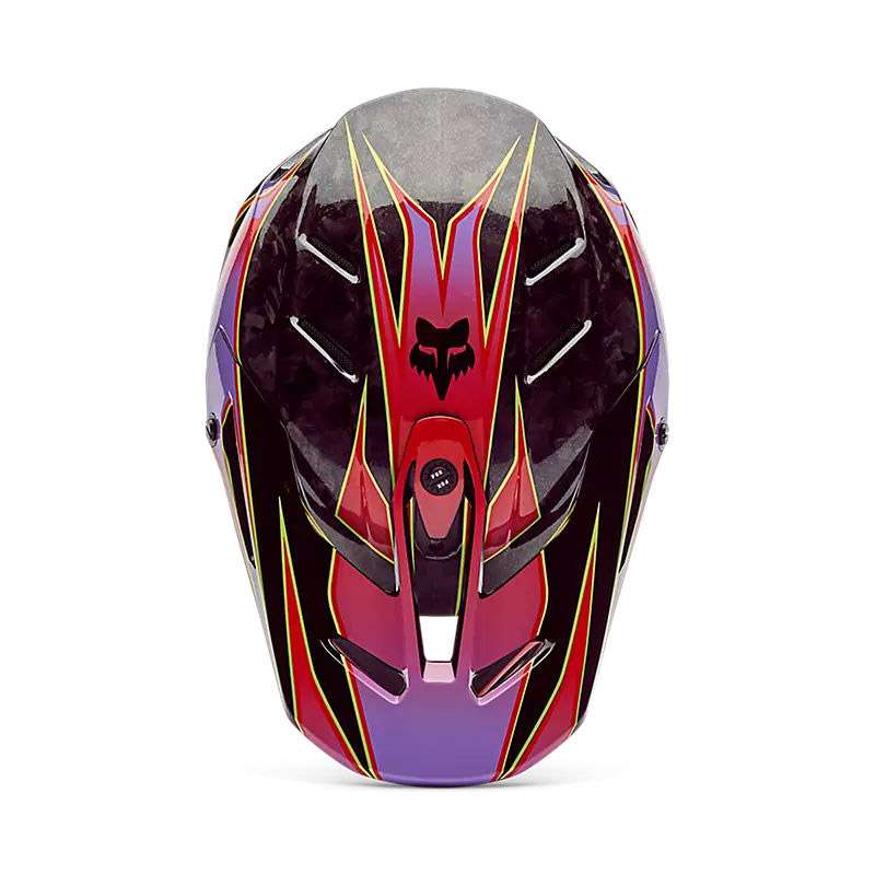 Fox V3 Rs Canvas Helmet Red