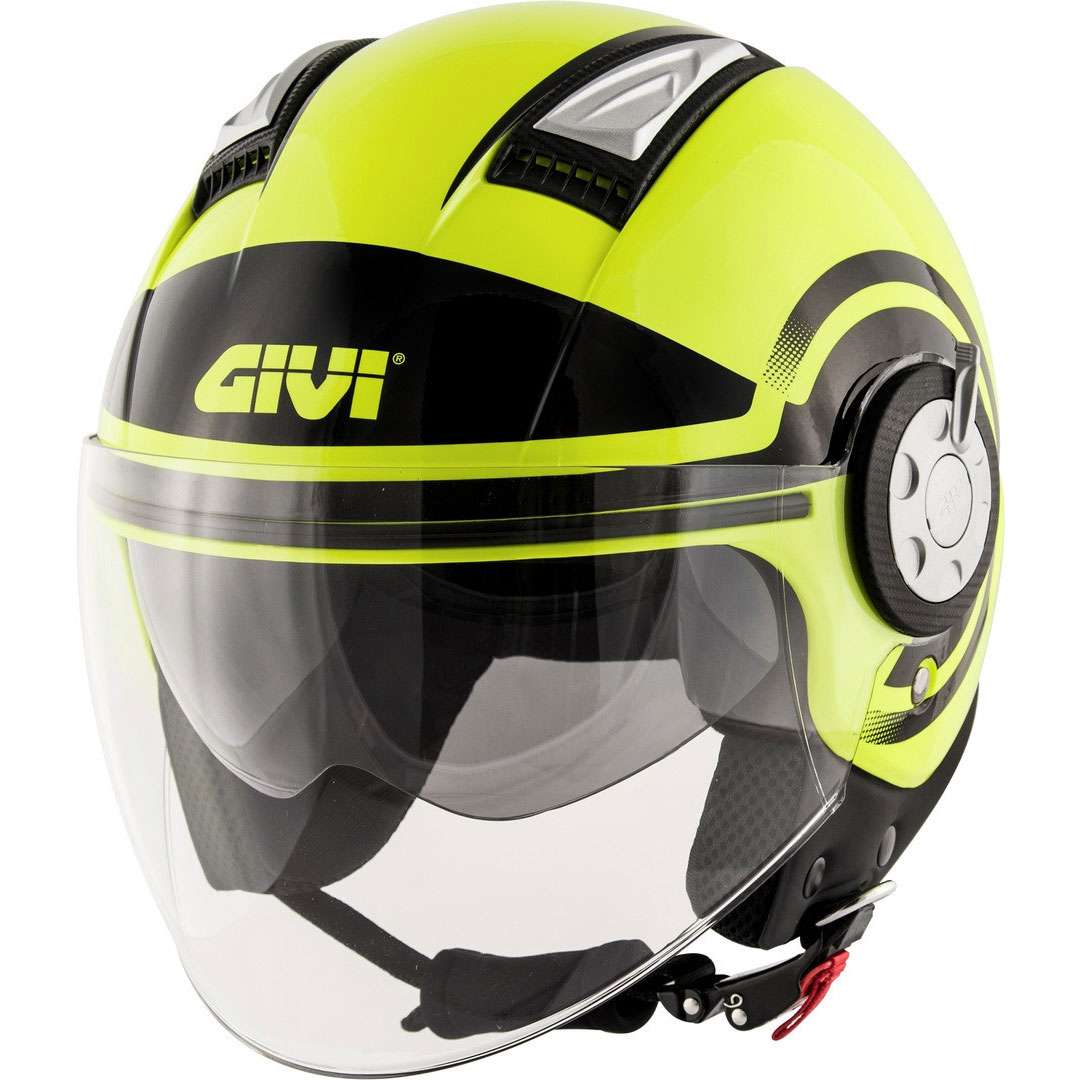 Givi Air Jet R Round Helmet Yellow