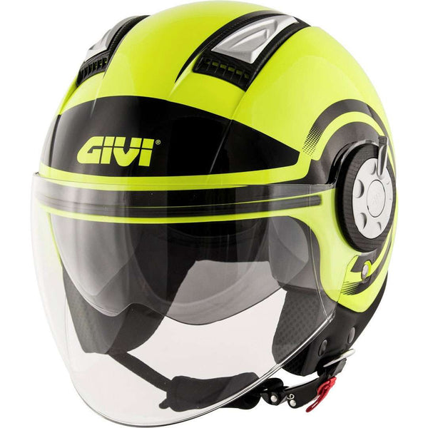 Givi Air Jet R Round Helmet Yellow