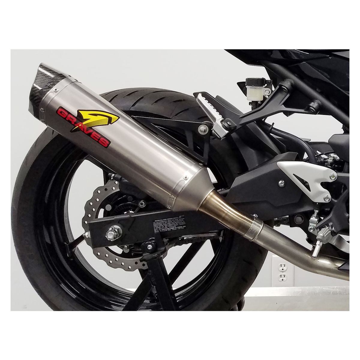 Graves Hexagonal Slip-On Exhaust for Kawasaki Ninja 400