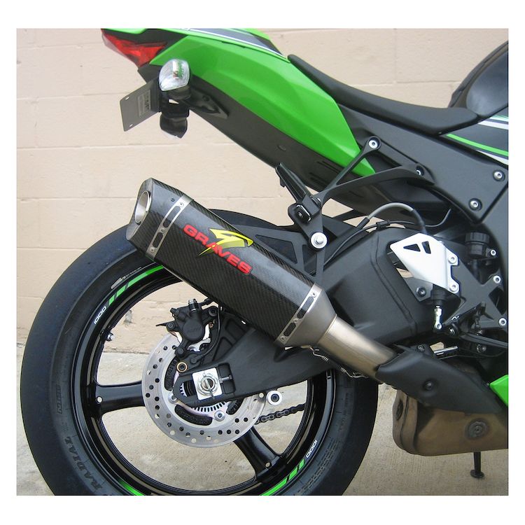 Graves Hexagonal Slip-On Exhaust for Kawasaki ZX10R / ZX10RR