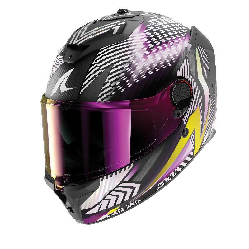 Shark Spartan Gt Pro Carbon Sthyr Mat Helmet Pink