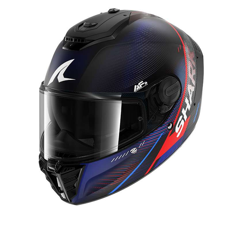 Shark Spartan Rs Speed-tech Mat Helmet Blue Red