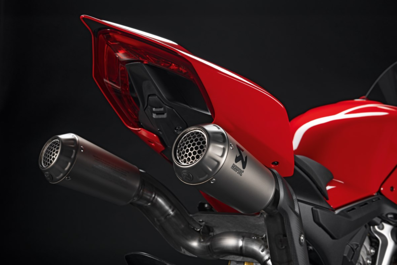 Akrapovic Titanium High Mount Full Race Exhaust System for Ducati Panigale V4 2022-24