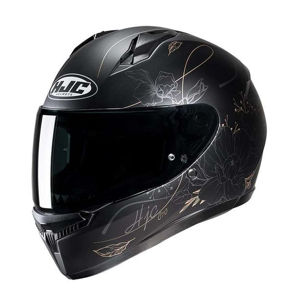 Hjc C10 Epik Helmet Black Gold
