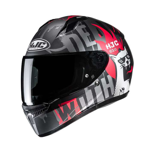 Hjc C10 Fop Helmet Black Red