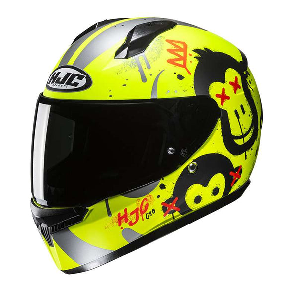 Hjc C10 Geti Helmet Yellow Fluo