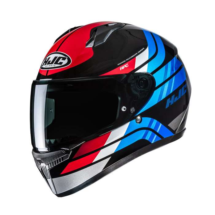 Hjc C10 Hiper Helmet Blue Red