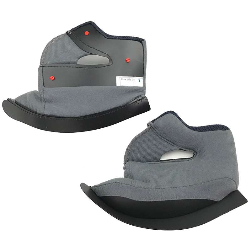 Hjc Cl-y Red Snaps Cheek Pads Grey