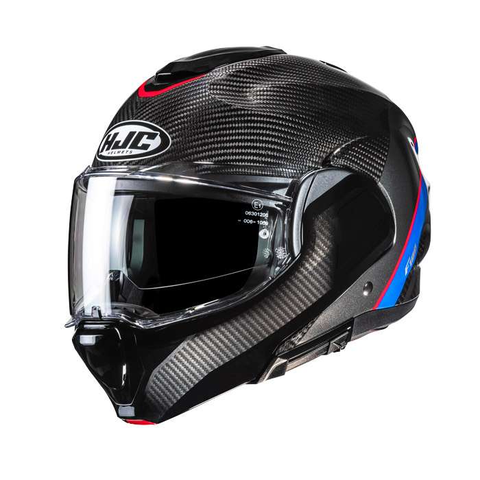Hjc F100 Carbon Stan Helmet Blue