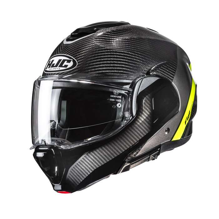 Hjc F100 Carbon Stan Helmet Yellow